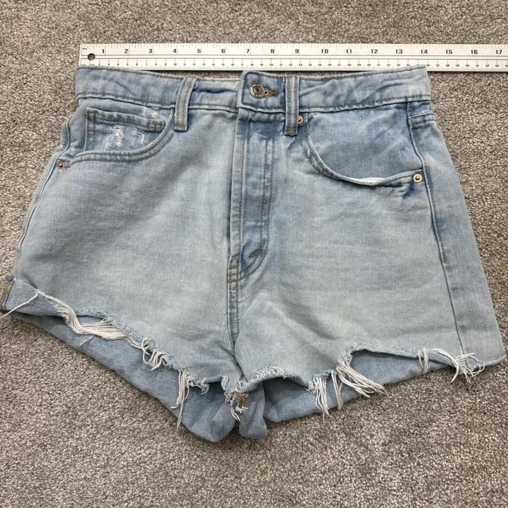 Wild Fable Blue Distressed Cut Off Denim Shorts Women's Size 4
